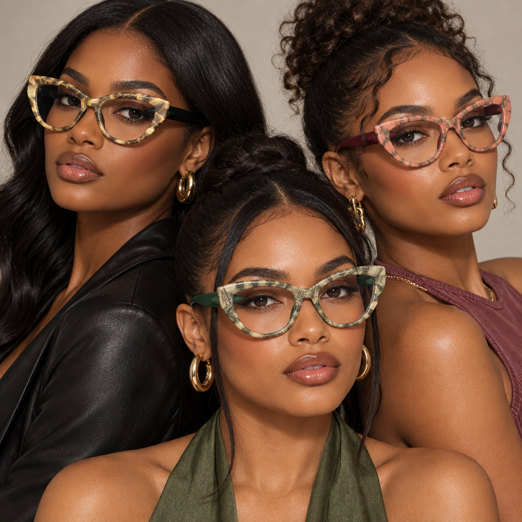 Buy 2 Get 1 Free (3 Pairs Total) Cat Eye Blue Light Reading Glasses